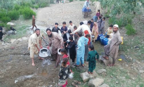 Bajaur people face water shortage as streams dry up