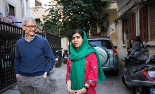 Apple to help Malala Yousafzai’s charity to educate 100,000 girls