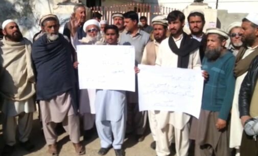 Hangu people protest against gas load-shedding