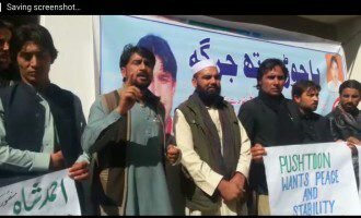 Bajaur Youth stage protest against Ahmad Shah murder